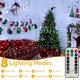 thumbnail image 5 of Luces navideñas Ollny, 60 m, 600 LED, resistentes al agua, con 8 modos, 5 of 8