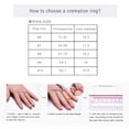 thumbnail image 5 of Constantlife Personalized Engrave Cremation Urn Ring Jewelry for Ashes Engraved Cross Memorial Urn Ring Stainless Steel Celtic Knot Retro Keepsake Ashes Holder Ring, 5 of 5
