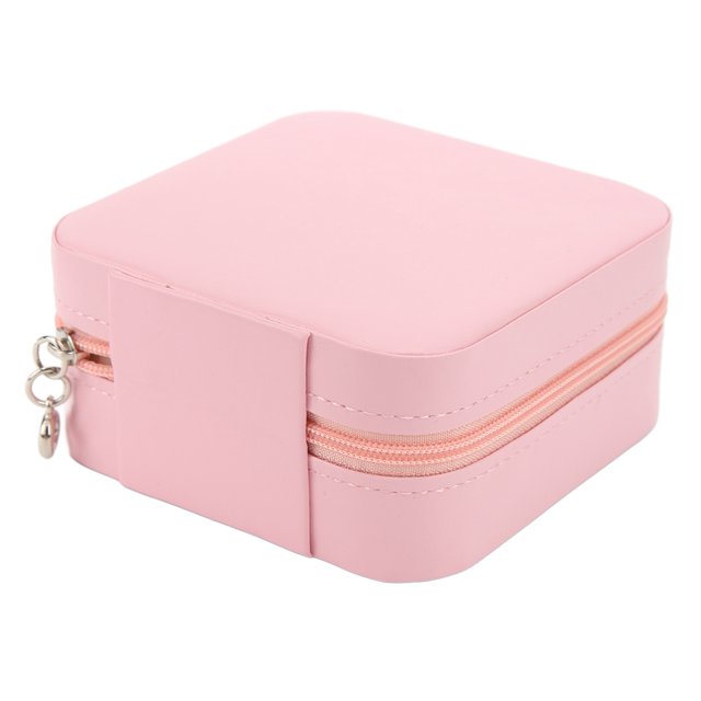 Estuche Para Joyas De Viaje, Caja Organizadora De Pulseras De Viaje, Soporte Interno Fuerte, Almacenamiento Ordenado Para Vacaciones Para Niñas