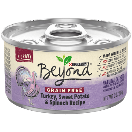 Purina Beyond Grain Free Gravy Wet Cat Food, Grain Free Turkey Recipe - (12) 3 oz.