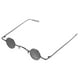 thumbnail image 2 of EeaseMX Gafas de sol pequeñas con montura redonda Gafas creativas Gafas decorativas para fiestas Gafas de playa para hombres y mujeres (Negro), 2 of 7