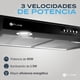 thumbnail image 3 of FLINE | Campana de cocina 60 cm | GABINETE | Slim negro matte | Controles botones |extractora | 3 velocidades | Brimnes 60, 3 of 7