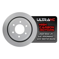 UltraHC Coated High Carbon Brake Rotor, Rear UR007363, Ford F-150 2017-2015