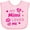 AD-Pink, variant on Inktastic Valentine's Day My Mimi Loves Me Hearts and Lips Boys or Girls Baby Bib