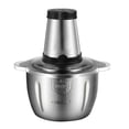thumbnail image 1 of Electric Meat Grinder 2L Multi Function Stainless Steel Food Processor for Meat Vegetables Fruits Nuts 2-Speed Control Food, 1 of 7