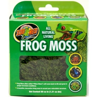  Zoo Med Frog Moss, 80 Cubic Inches Each (3 Pack) : Pet