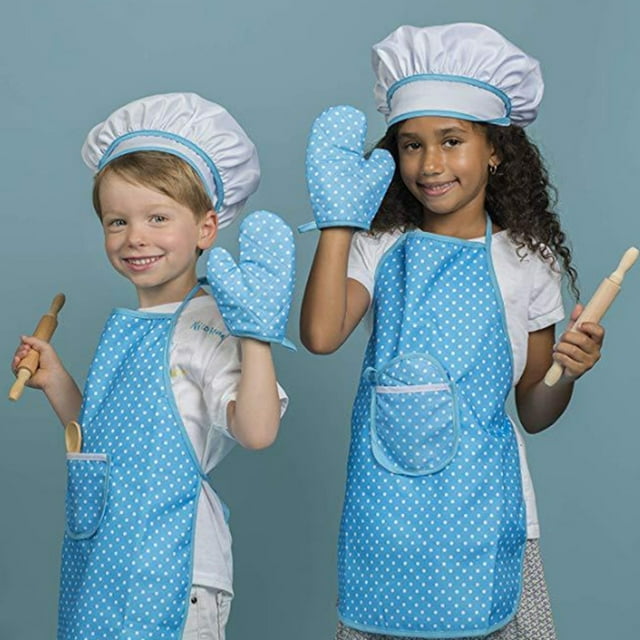 Ropa de Niños Ganfancp Hornear Pastelería Delantal Set de Herramientas Utensilios de Cocina Juego 11 Piezas