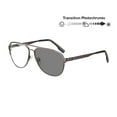 thumbnail image 2 of Photochromic Bifocal Reading Glasses Optical Hyperopia Metal Frame UV400 Sunglasses, 2 of 5