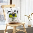 thumbnail image 5 of LALILO Throw Pillow Covers Cute Retro Camera With Stylish Cushion Cover 18" x 18", 2 Pack, 5 of 6