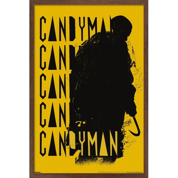 Candyman (2020) - Yellow One Sheet Wall Poster, 22.375" x 34" Framed