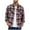 Pink, variant on Chiccall Mens Classic Plaid Shirt Vintage Long Sleeve Button Down Flannel Shirts Plus Size Casual Fall Clothes with Pockets