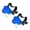 Blue, variant on 7829 2Pcs Fishing Belt Rod Holder Adjustable Fishing Fighting Waist Belt Fishing Tool