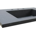 thumbnail image 2 of Bellaterra Home CT3122-BL 31 in. Single Concrete Ramp Sink, Black, 2 of 7