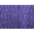 thumbnail image 1 of Ahgly Company Indoor Rectangle Abstract Blue Modern Area Rugs, 2' x 4', 1 of 4