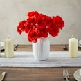 thumbnail image 3 of Bright Creations Red Flowers for Centerpieces - 50 Count, 3-Inch Stemless Silk Flower Heads, Red - Bulk Faux & Artificial Roses for Decoration - DIY Crafts & Wedding Decor, 3 of 10