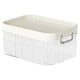 thumbnail image 2 of Contenedor hermético para almacenamiento de cereales | Caja grande transparente para alimentos | Envase hermético para alimentos secos | Organizador apilable que ahorra espacio | Para cocina, té, 2 of 2