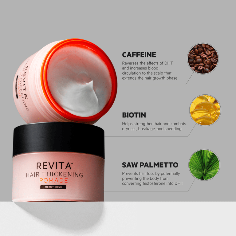 Revita Hair Thickening Pomade - Medium Hold - 100ml (3.3 fl oz
