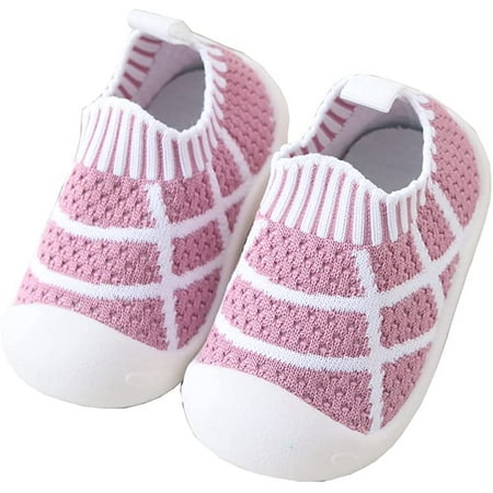 

Unsex Baby First Walking Shoes boy Girl Infant No-Sliper Lightweight Sneakers 6 12 18 24 36 Months Toddler Protect Toes Sock Shoes