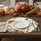 thumbnail image 1 of Mantel individual de poliéster, decoración navideña, otoño, lino, arce, calabaza, interés, estampado, manteles individuales redondos, decoración del hogar, arreglos de ambiente, decoraciones de Hallow, 1 of 6