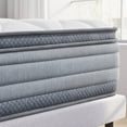 thumbnail image 6 of Queen Mattress, 12" Madinog Hybrid Gel Memory Foam Individually Pocket Innerspring Mattress, Queen, 6 of 9