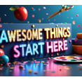 thumbnail image 4 of Colorful School Themed Banner with Apple Books Globe School Bus Awesome Things Start Here Text Party Decorations Backdrop for Classroom Celebrations School Events Photo Props Kids Parties, 4 of 4