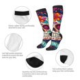 thumbnail image 3 of Logiee Dead Day Party Print Gift Stocking Stuffers,Adult Stockings,Novelty Socks,Funny Socks Birthday Running Walking Sleeping, 3 of 6