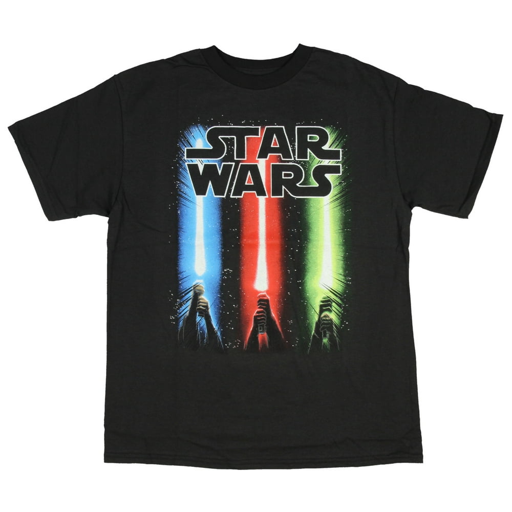 Star Wars - Star Wars Saber Rise Glow In The Dark Boy's T-Shirt (Small ...