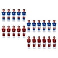 thumbnail image 1 of 22 Piezas De Futbolín Para Hombre, Piezas De Repuesto Para Jugador De Fútbol, Rojo Y Azul SM SunniMix Jugador de fútbol de mesa, 1 of 7