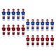 thumbnail image 1 of 22 Piezas De Futbolín Para Hombre, Piezas De Repuesto Para Jugador De Fútbol, Rojo Y Azul SM SunniMix Jugador de fútbol de mesa, 1 of 7