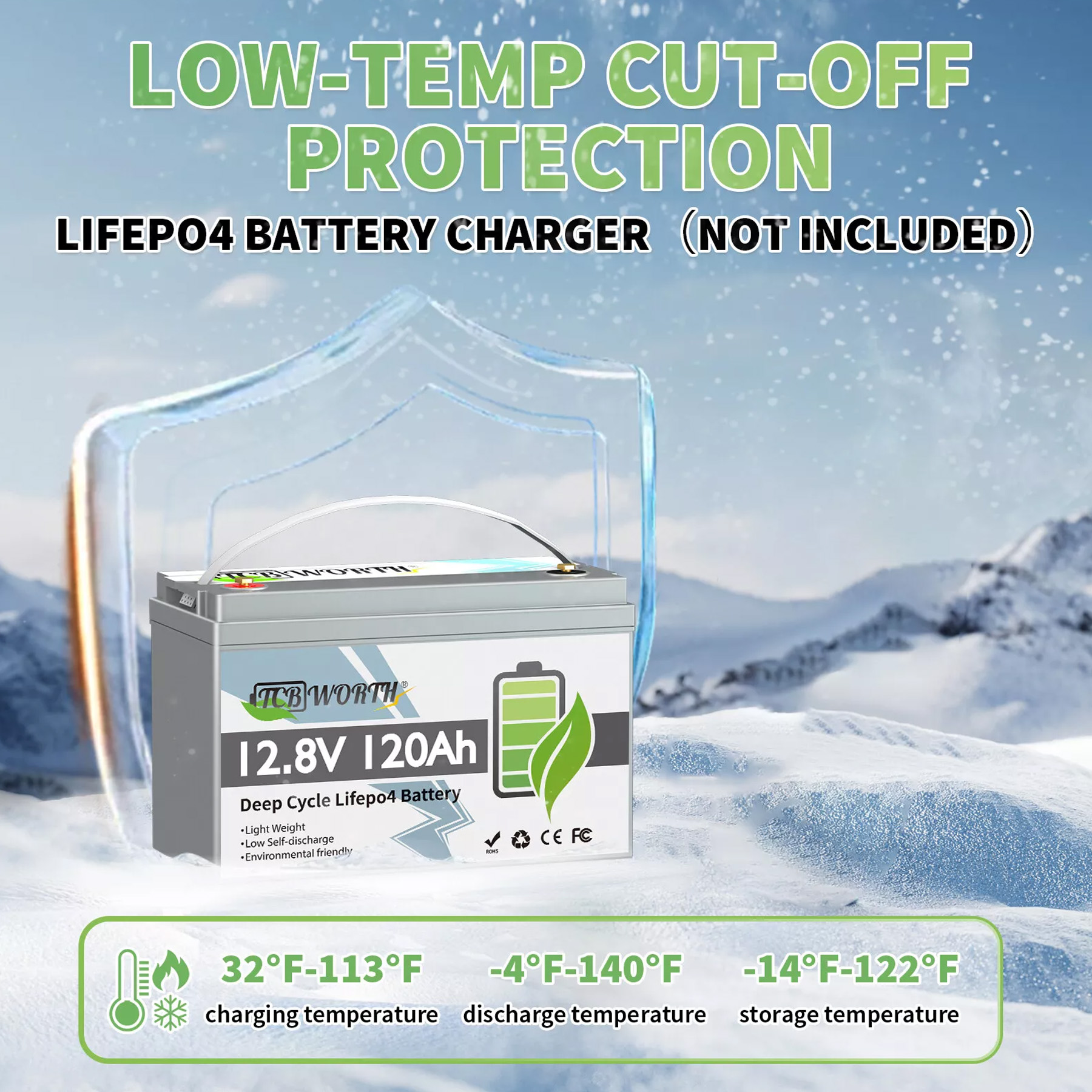 12V 135Ah Group 31 LiFePO4 Battery Bluetooth,1728Wh,TCBWORTH Lithium Batteries for RV,Solar,Trolling Motor,off-Grid,Camping,Marine,100A BMS,15000+Deep Cycles,12.8 Volt Battery
