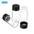 thumbnail image 3 of Uxcell 5mL Glass Vials with Screw Caps Liquid Sample Vial Storage, Clear 24Pcs, 3 of 5