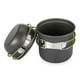 thumbnail image 2 of 2pcs Outdoor Cookware Camping Pans and Pots Cook Set Hiking Backpacking Picnic Cooking Tool, 2 of 2