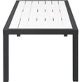 thumbnail image 2 of Afuera Living Contemporary White Wood Outdoor Patio Coffee Table, 2 of 5