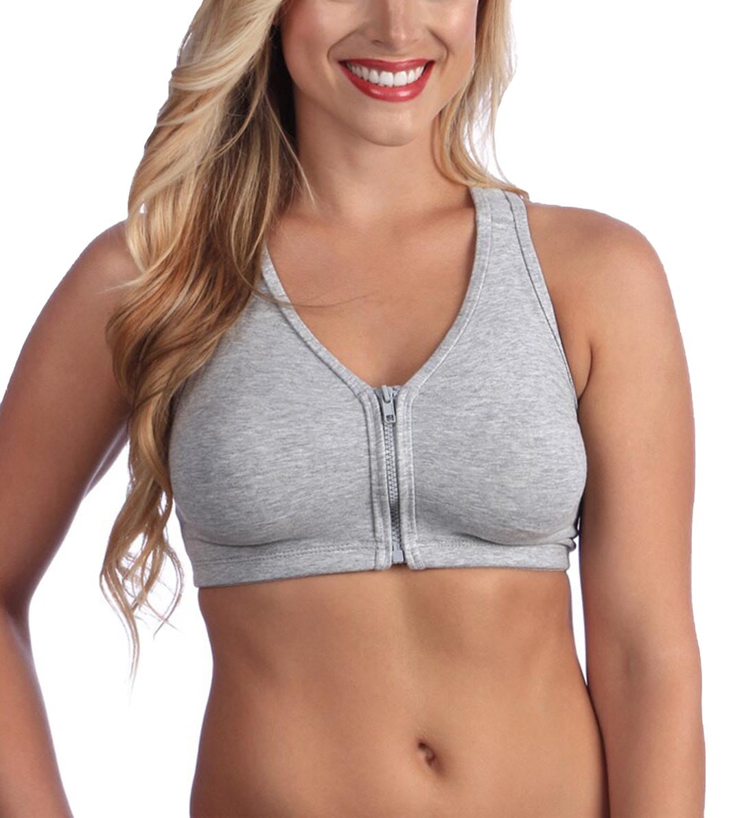 zipper sports bra walmart