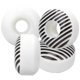 thumbnail image 1 of 4pcs 95A PU Double Rocker Skateboard Wheels White Stripe 52x30mm Low Speed Sliding Wheels, 1 of 4