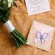 thumbnail image 2 of 50 mariposas decorativas de malla de alambre transparente con purpurina para bodas (morado), 2 of 7