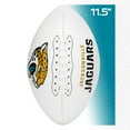 thumbnail image 2 of Franklin Sports NFL Jacksonville Jaguars Autograph Football - Official Size White Panel Souvenir Football for Autographs + Signatures - NFL Team Fan Shop Memorabilia Football for Display, 2 of 14