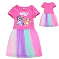 thumbnail image 1 of Bluey Vestido De Verano Para Bebés Y Niñas , Vestidos De Manga Corta Para Niños Pequeños , Ropa Gao Jiahui unisex, 1 of 2