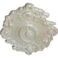 thumbnail image 3 of 30 1/2"W x 20"H x 1 1/2"P Strasbourg Ceiling Medallion, Hand-Painted Flash Blue, 3 of 4