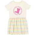 thumbnail image 3 of Inktastic Future Cowgirl Girls Girls Toddler Dress, 3 of 5