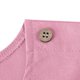 thumbnail image 2 of TaTaai Women's short sleeve crew neck top, linen cotton fabric, solid color, button cuffs, cutout detail, pullover style, casual loose fit, soft breathable, ideal for daily outings Gift, 2 of 9