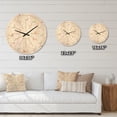 thumbnail image 4 of Designart 'Geometrical Retro Grid V' Mid-Century Modern Wood Wall Clock, 4 of 5