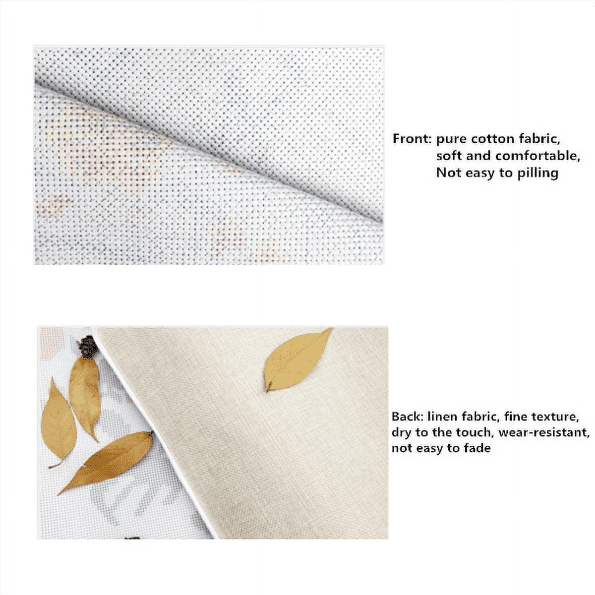 Cross Stitch Pillow Cases Kit Animal Prints , 17.72 in X 17.72 in, Handmade Embroidery Kit, Needlework