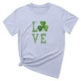 thumbnail image 3 of T-shirt de la Saint-Patrick pour Femme, Mode, Col Rond, Imprimé, Manches Courtes, T-shirt Décontracté Ample, Hauts, T-Shirts de la Saint-Patrick pour Femmes, 3 of 5