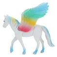 thumbnail image 4 of Color Pegasus Animal Model, Simulation Style Shiny Attractive Colorful Plastic Safe Odorless Horse Statue with Wings Horns for Birthday Gift for Home Decoration, 4 of 7