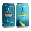 Craft Non-Alcoholic Beer - 6-Pack Run Wild IPA And 6-Pack All Out - Low-Calorie, Award Winning - All Natural Ingredients For A Great Tasting Drink - 12 Fl Oz Cans