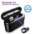 thumbnail image 2 of Bluelans X8s-auriculares intrauditivos deportivos, miniinalámbricos, compatibles con Bluetooth 5,0, bajos, con caja de carga, 2 of 5