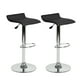 thumbnail image 1 of Taburete de bar Ajustable Juego de 2 sillas FurnitureR Altura Ajustable Negro, 1 of 6