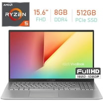 ASUS VivoBook 15.6 inch FHD (1920x1080) Laptop , Quad Core AMD Ryzen 5 3500U 2.1GHz, 8GB DDR4, 512GB PCIe SSD, Windows 10 with Mazepoly Type-C Hub