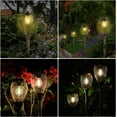 thumbnail image 3 of Collasis Solar Pathway Lights Outdoor, 4 Pack LED Solar Lights for Outside, IP65 Waterproof Landscape Lighting, Solar Powered Decorative Lights for Yard, Patio, Walkway, Driveway Decor, 3 of 8